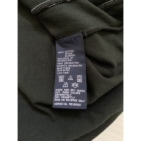 Vintage Tommy Hilfiger Shirt Men's Large Blue Black Embroidered Hip Hop Y2K NWT - Picture 7 of 8